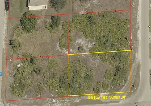 Photo 1 of Land for sale at 1608 Elva Ave S, Lehigh Acres, FL 33976 | MLS# 2025013662 | Listing updated on 2026-03-30