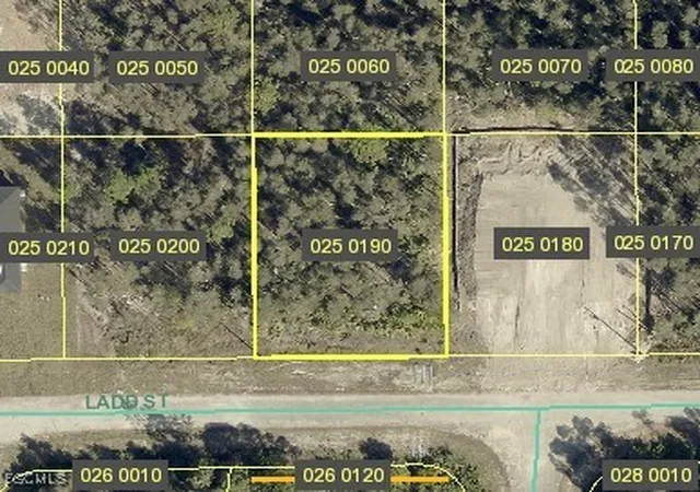 Photo 1 of Land for sale at 547 549 Ladd St, Lehigh Acres, FL 33974 | MLS# 2025014281 | Listing updated on 2026-09-24
