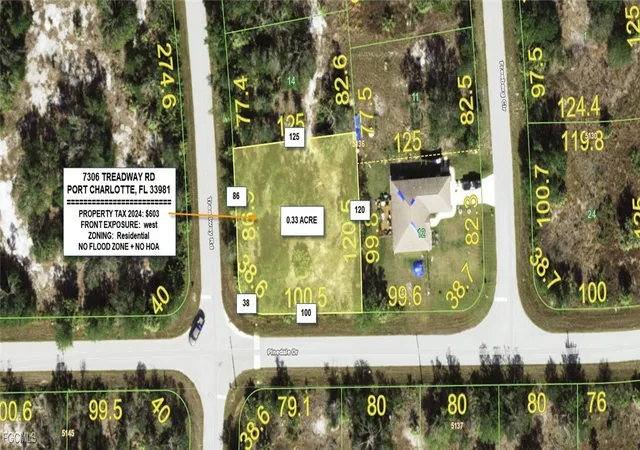 Photo 1 of Land for sale at 7306 Treadway Rd, Port Charlotte, FL 33981 | MLS# 2025015703 | Listing updated on 2026-05-04