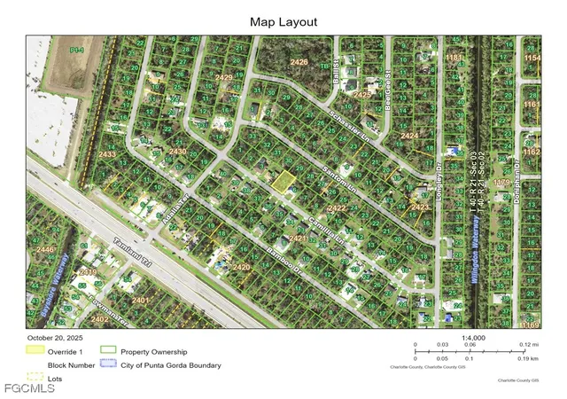 Photo 1 of Land for sale at 256 Camillia Ln, Port Charlotte, FL 33954 | MLS# 2025016045 | Listing updated on 2026-07-13