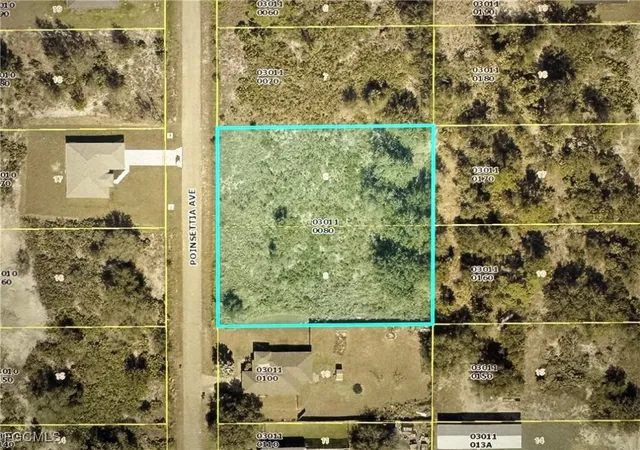 Photo 1 of Land for sale at 808 Poinsettia Ave, Lehigh Acres, FL 33972 | MLS# 2025016322 | Listing updated on 2025-12-10