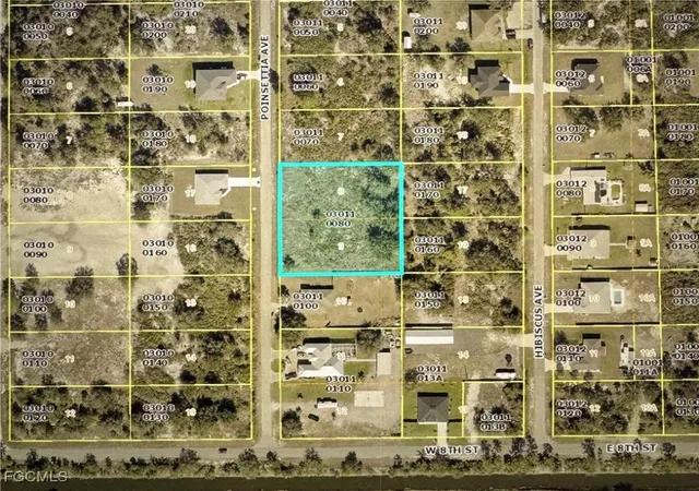 Photo 2 of Land for sale at 808 Poinsettia Ave, Lehigh Acres, FL 33972 | MLS# 2025016322 | Listing updated on 2025-12-10