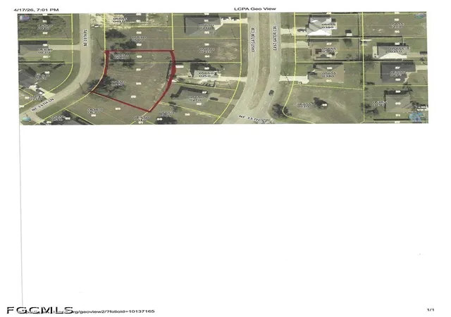 Photo 1 of Land for sale at 3505 Ne 19th Place, Cape Coral, FL 33909 | MLS# 2025021925 | Listing updated on 2026-07-29
