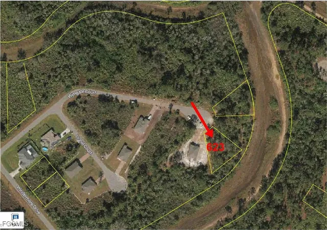 Photo 1 of Land for sale at 623 Wyngate Ct, Lehigh Acres, FL 33972 | MLS# 2025022784 | Listing updated on 2025-12-02