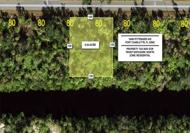 Photo 1 of Land for sale at 14363 Pittenger Ave, Port Charlotte, FL 33953 | MLS# 2025024576 | Listing updated on 2026-03-02