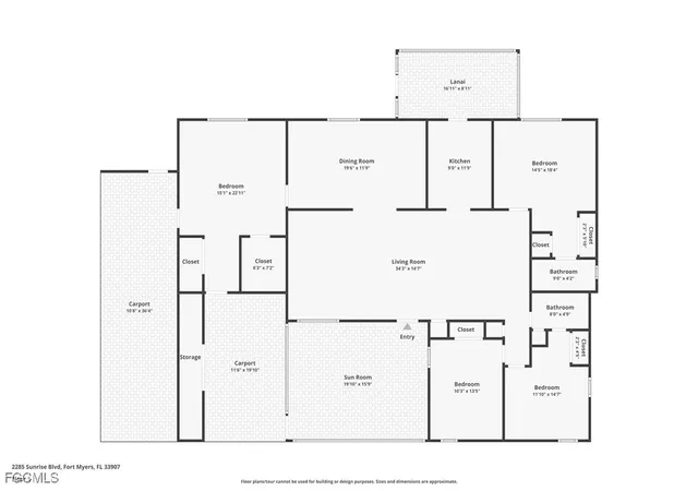 36th image of 2285 Sunrise Blvd, Fort Myers, FL 33907 | MLS# 2025024600