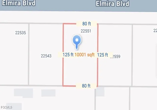 Photo 1 of Land for sale at 22551 Elmira Blvd, Punta Gorda, FL 33980 | MLS# 2025025028 | Listing updated on 2025-12-16