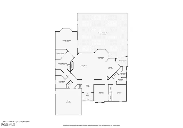 49th image of 3316 Se 19th Pl, Cape Coral, FL 33904 | MLS# 2025025214