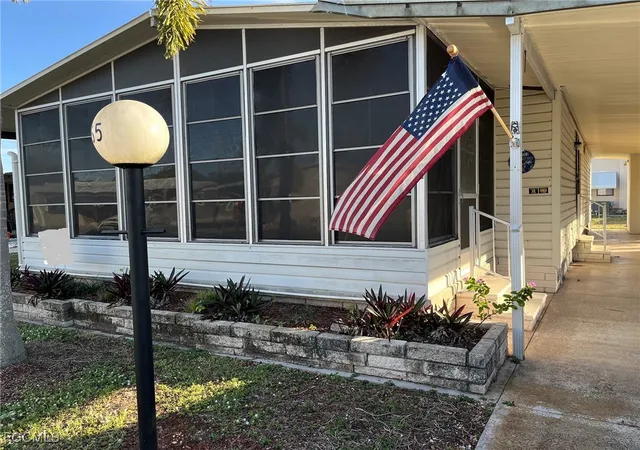 Photo 1 of Manufactured home for sale at 65 Sunset Cir, North Fort Myers, FL 33903 | MLS# 2025025765 | Listing updated on 2026-06-29