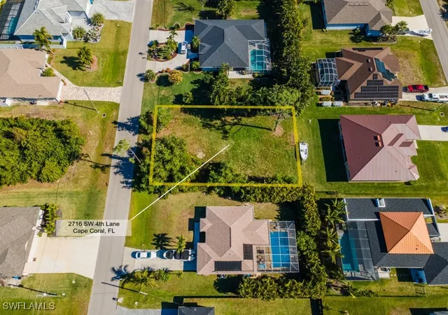 Photo 2 of Land for sale at 2716 Sw 4th Lane, Cape Coral, FL 33991 | MLS# 225084627 | Listing updated on 2025-12-23