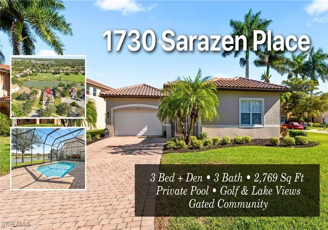 Photo 1 of Single family home for sale at 1730 Sarazen Pl, Naples, FL 34120 | MLS# 225084018 | Listing updated on 2026-07-22