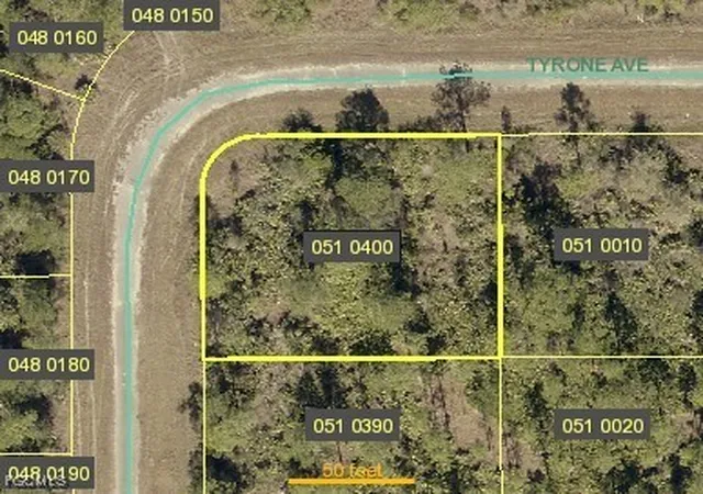 Photo 1 of Land for sale at 335 Tyrone Ave, Lehigh Acres, FL 33972 | MLS# 2025026343 | Listing updated on 2026-08-04