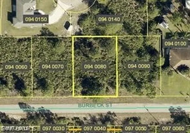 Photo 1 of Land for sale at 1261 Burbeck St, Fort Myers, FL 33913 | MLS# 226002257 | Listing updated on 2026-01-14