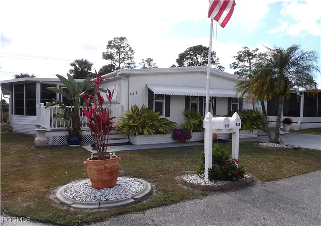 Photo 1 of Manufactured home for sale at 838 Hollyberry Ct, North Fort Myers, FL 33917 | MLS# 2026004429 | Listing updated on 2026-07-25