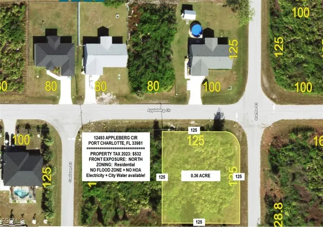 Photo 1 of Land for sale at 12493 Appleberg Cir, Port Charlotte, FL 33981 | MLS# 2026006046 | Listing updated on 2026-10-08