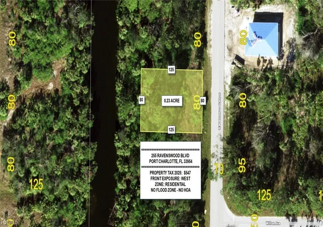 Photo 1 of Land for sale at 255 Ravenswood Blvd, Port Charlotte, FL 33954 | MLS# 2026012166 | Listing updated on 2026-03-11