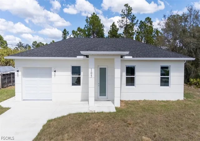 Photo 1 of Sale Pending at 105 E 9th Street, Lehigh Acres, FL 33972 | MLS# 2026012878 | Listing updated on 2026-07-13