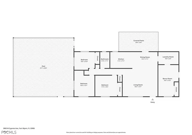 Photo 3 of Single family home for sale at 2803 W Cypress Ave, Fort Myers, FL 33905 | MLS# 2026013112 | Listing updated on 2026-07-31