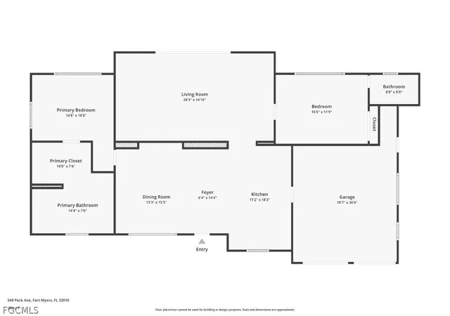 Photo 2 of Sale Pending at 549 Peck Ave, Fort Myers, FL 33919 | MLS# 2026013374 | Listing updated on 2026-08-31