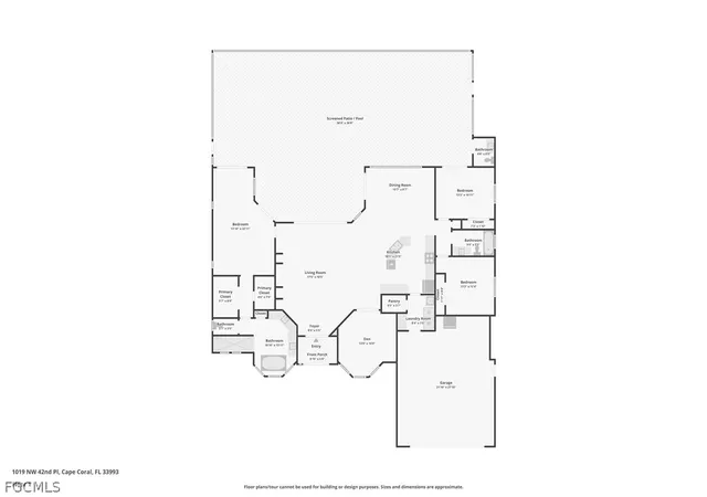 4th image of 1019 Nw 42Nd Pl, Cape Coral, FL 33993 | MLS# 2026013841