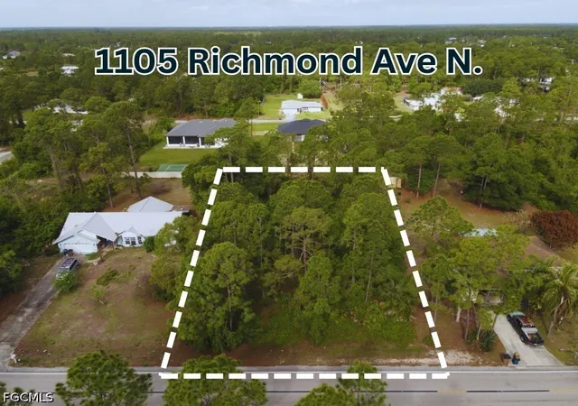 Photo 1 of Land for sale at 1105 Richmond Ave N, Lehigh Acres, FL 33972 | MLS# 2026017284 | Listing updated on 2026-04-15