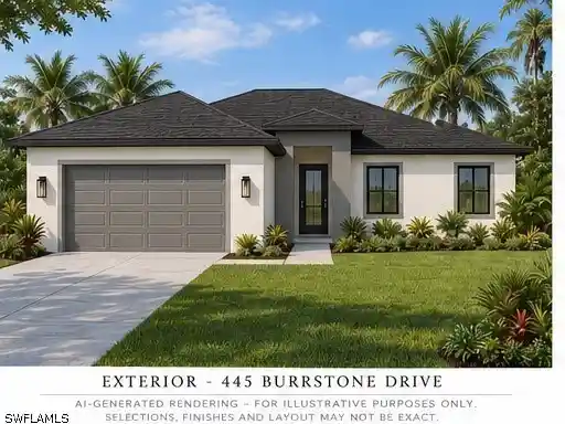 Photo 1 of Single family home for sale at 445 Burrstone Dr, Lehigh Acres, FL 33974 | MLS# 226014898 | Listing updated on 2026-10-27