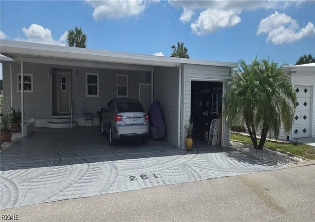 Photo 1 of Manufactured home for sale at 261 Palmer Blvd, North Fort Myers, FL 33903 | MLS# 2026020077 | Listing updated on 2026-07-21