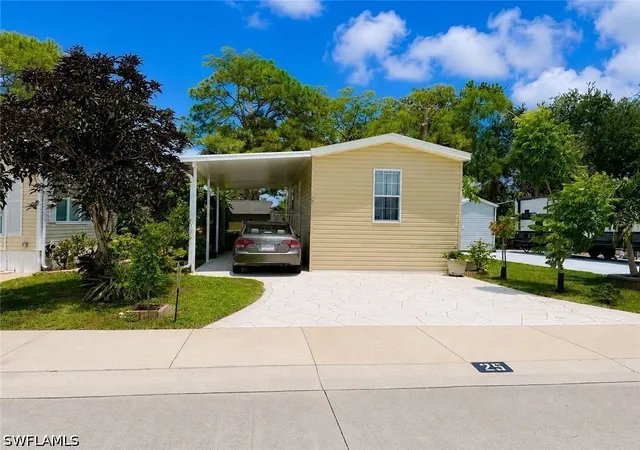Photo 1 of Manufactured home for sale at 25 Bass Ln #25, Naples, FL 34114 | MLS# 226019329 | Listing updated on 2026-05-21