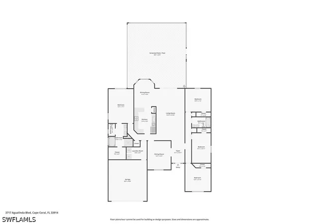 2nd image of 3717 Agualinda Blvd, Cape Coral, FL 33914 | MLS# 226019931