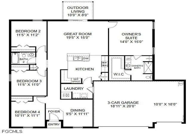 2nd image of 3315 19th St Sw, Lehigh Acres, FL 33976 | MLS# 2026023495