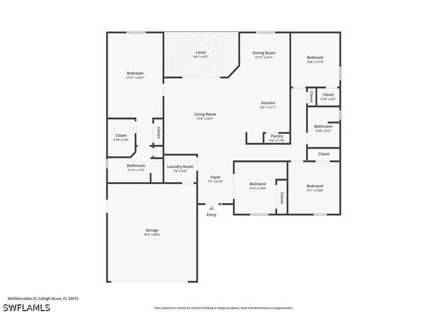 49th image of 454 Mercedes Ct, Lehigh Acres, FL 33972 | MLS# 226021640