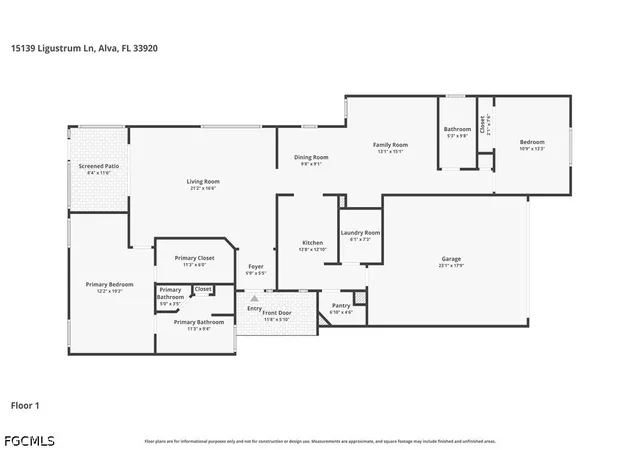 4th image of 15139 Ligustrum Ln, Alva, FL 33920 | MLS# 2026026763