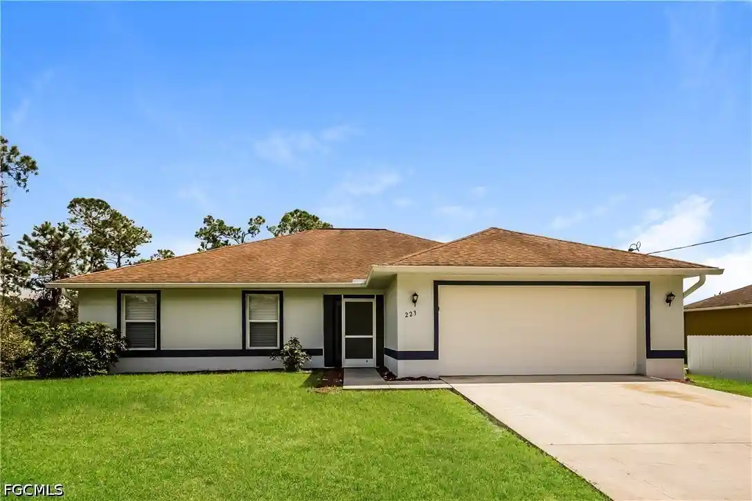 Photo 1 of Single family home for sale at 223 Beckley Dr, Lehigh Acres, FL 33974 | MLS# 2026027875 | Listing updated on 2026-10-22
