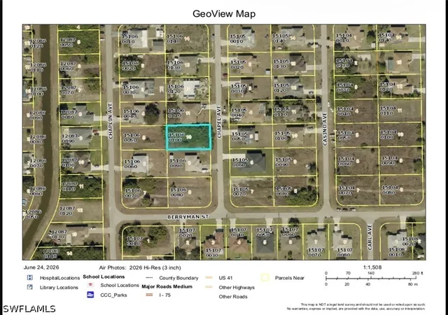 Photo 1 of Sale Pending at 815 Chapel Ave, Lehigh Acres, FL 33971 | MLS# 226024585 | Listing updated on 2026-07-21