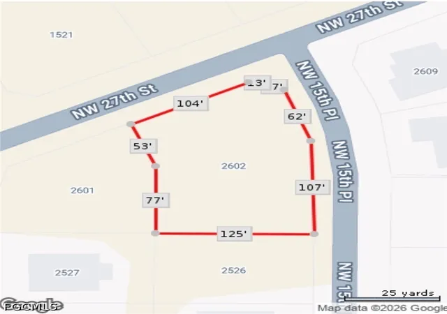 Photo 3 of Land for sale at 2602 Nw 15th Place, Cape Coral, FL 33993 | MLS# 2026030480 | Listing updated on 2026-07-25