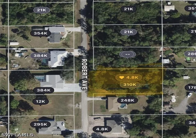 Photo 2 of Land for sale at 14 Robert Ave, Lehigh Acres, FL 33936 | MLS# 226027013 | Listing updated on 2026-07-23
