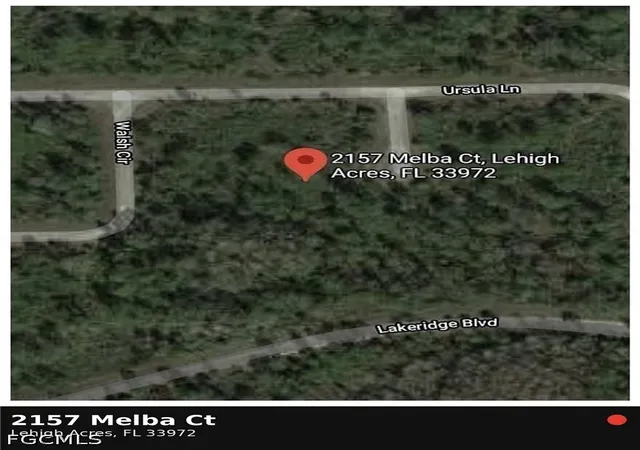 Photo 1 of Land for sale at 2157 Melba Ct S, Lehigh Acres, FL 33972 | MLS# 2026033350 | Listing updated on 2026-08-06