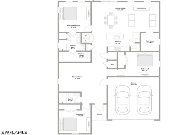 3rd image of 4309 7th Street SW, Lehigh Acres, FL 33976 | MLS# 226028655