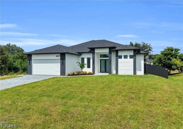 Photo 1 of Single family home for sale at 447 Rathburn St, Lehigh Acres, FL 33974 | MLS# 2026033959 | Listing updated on 2026-09-30