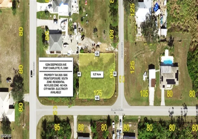 Photo 1 of Land for sale at 12294 Deepwoods Ave, Port Charlotte, FL 33981 | MLS# 2026034085 | Listing updated on 2026-08-12
