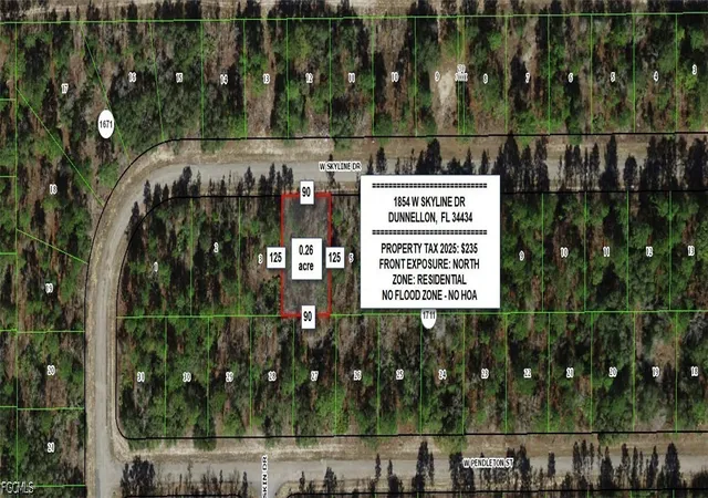Photo 1 of Land for sale at 1854 W Skyline Dr, Dunnellon, FL 34434 | MLS# 2026034163 | Listing updated on 2026-08-12