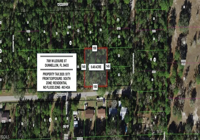 Photo 1 of Land for sale at 7081 W Leisure St, Dunnellon, FL 34433 | MLS# 2026034179 | Listing updated on 2026-08-28