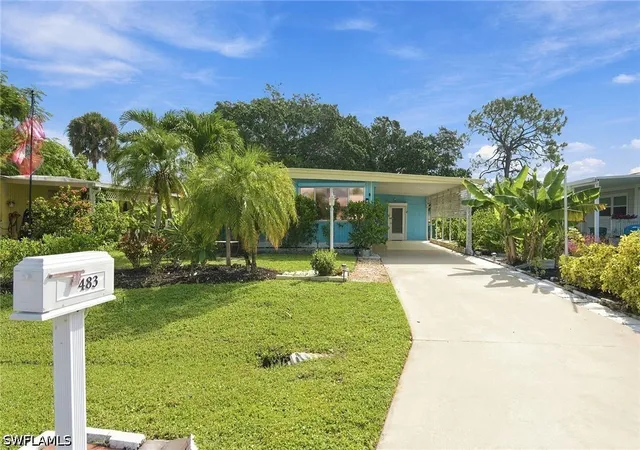 Photo 1 of Manufactured home for sale at 483 Riviera Blvd W, Naples, FL 34112 | MLS# 226034323 | Listing updated on 2026-10-02