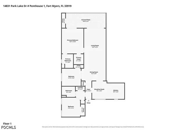 Listing Photo 5 - Condo for sale in building located at 14831 Park Lake Dr, Fort Myers, FL 33919 - Unit #PH01