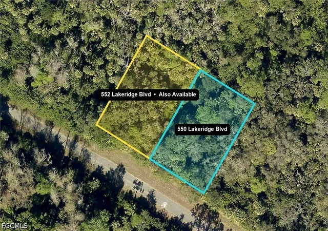 Photo 1 of Land for sale at 550 Lakeridge Blvd, Lehigh Acres, FL 33972 | MLS# 2026040702 | Listing updated on 2026-09-28