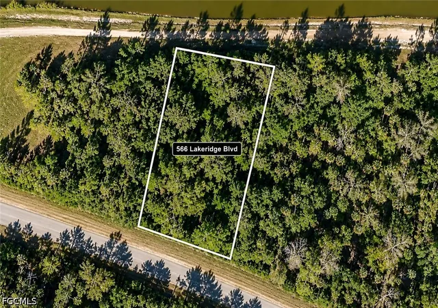 Photo 1 of Land for sale at 566 Lakeridge Blvd, Lehigh Acres, FL 33972 | MLS# 2026040705 | Listing updated on 2026-09-28