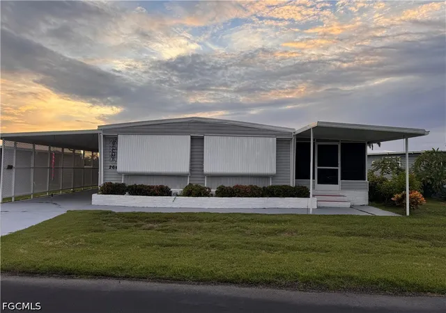 Manufactured home for sale at 264 Shoreland Dr, Fort Myers, FL 33905 | MLS# 2026041112