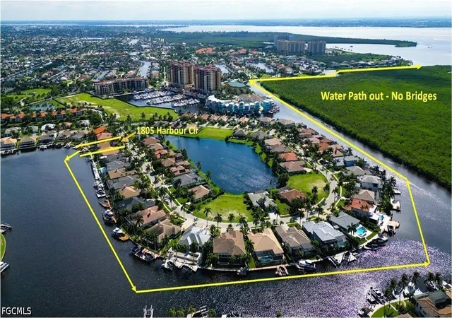 Photo 3 of Single family home for sale at 1805 Harbour Cir, Cape Coral, FL 33914 | MLS# 2026041159 | Listing updated on 2026-10-06