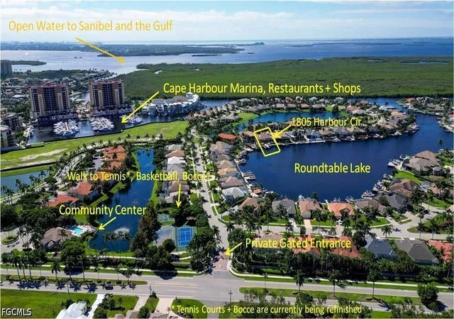 Photo 3 of Single family home for sale at 1805 Harbour Cir, Cape Coral, FL 33914 | MLS# 2026041159 | Listing updated on 2026-10-06