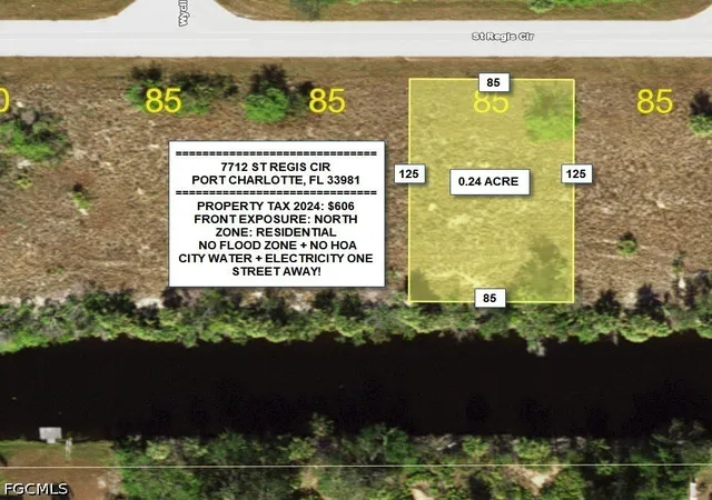 Photo 1 of Land for sale at 7712 St Regis Cir, Port Charlotte, FL 33981 | MLS# 2026042092 | Listing updated on 2026-10-06